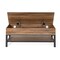 Flash Furniture Entryway Storage Bench with Lower Shelf Perfect for Entryway, Mudroom, or Bedroom in Rustic Oak ZG-075-OAK-GG - alternate 5